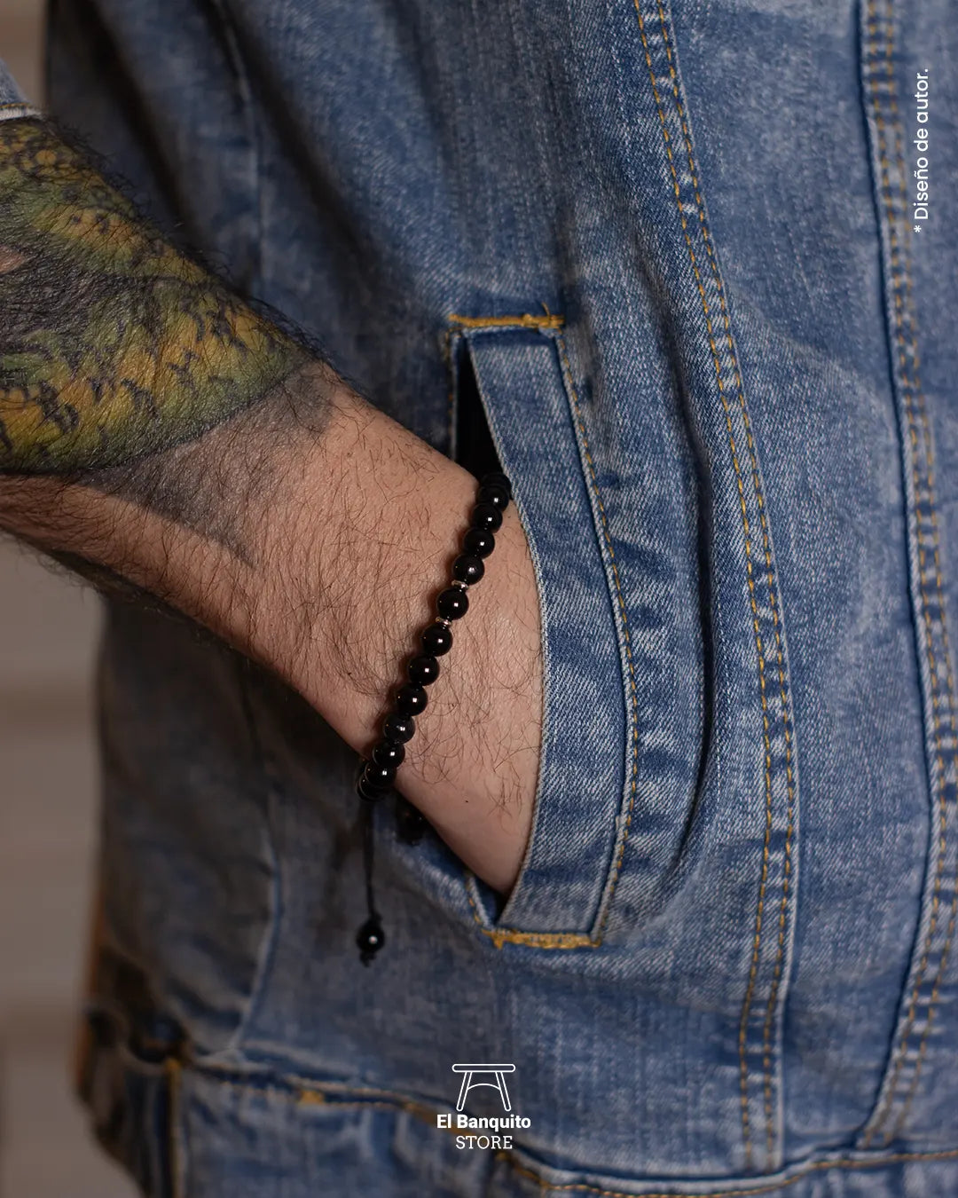 Pulsera de Turmalina Negra