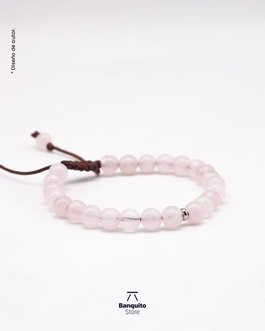 Pulsera Cuarzo Rosa Natural