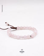 Pulsera Cuarzo Rosa Natural