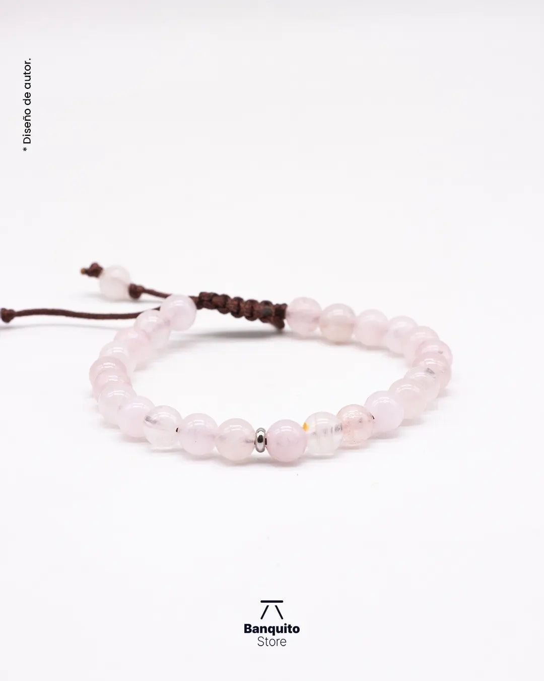 Pulsera Cuarzo Rosa Natural