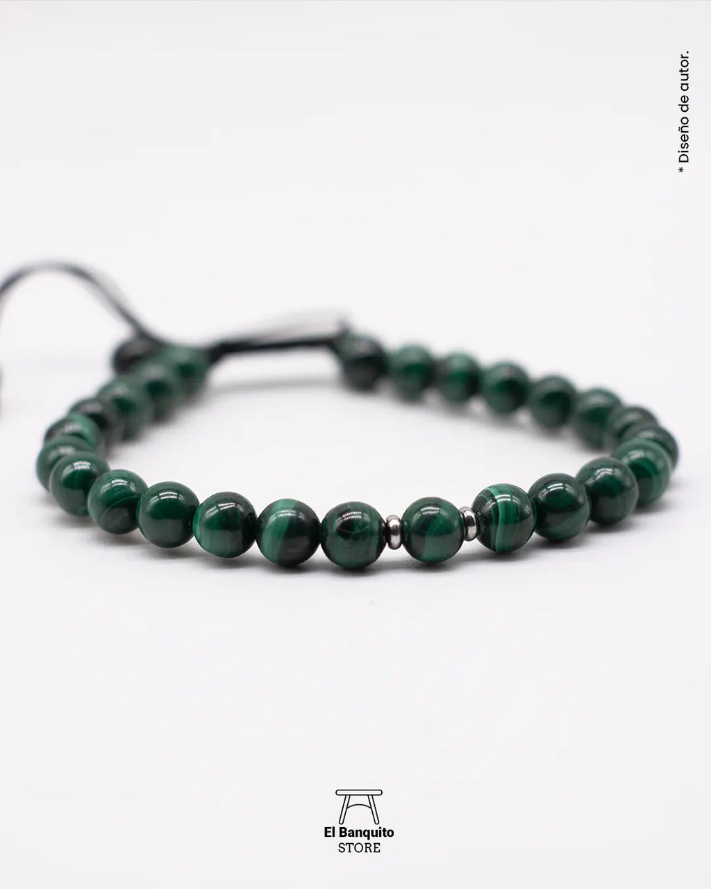 Set de Pulseras de Pareja con Malaquita Natural