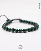 Set de Pulseras de Pareja con Malaquita Natural