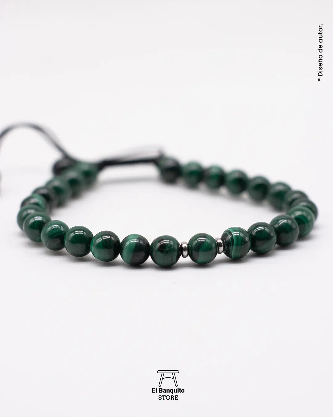 Set de Pulseras de Pareja con Malaquita Natural