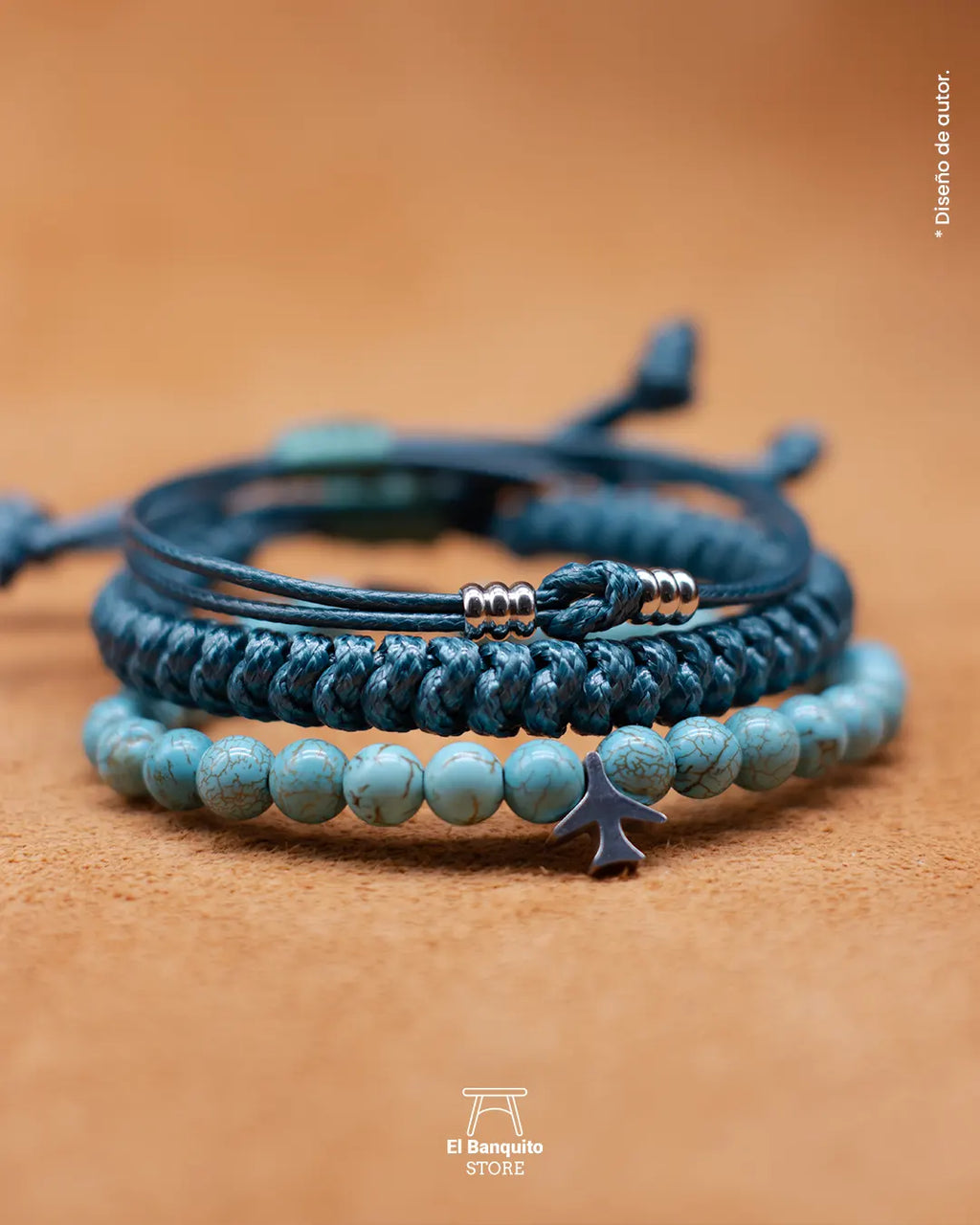 Set de Pulseras Turquesa Natural