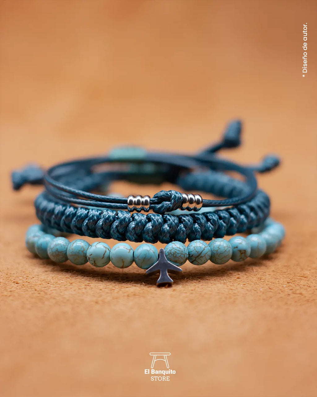 Set de Pulseras Turquesa Natural