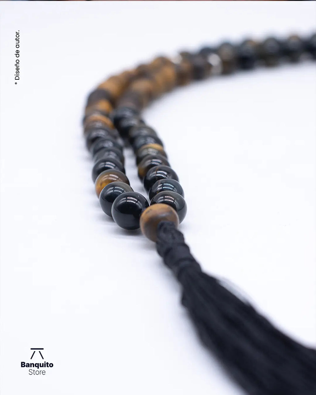 Japa Mala de Ojo de Halcón y Ojo de Tigre Matte | Hecho a Mano
