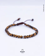 Pulsera Ojo de Tigre 4 mm