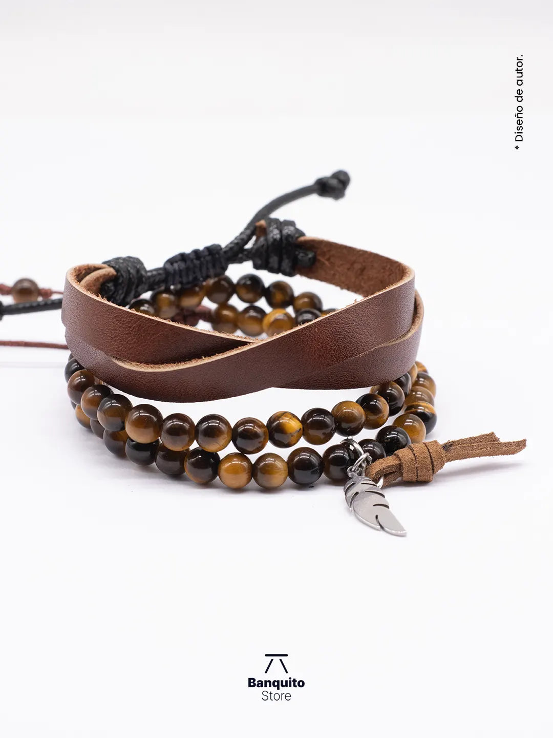Pulsera Ojo de Tigre Hombre