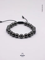 Pulsera de Hematita Natural 8mm