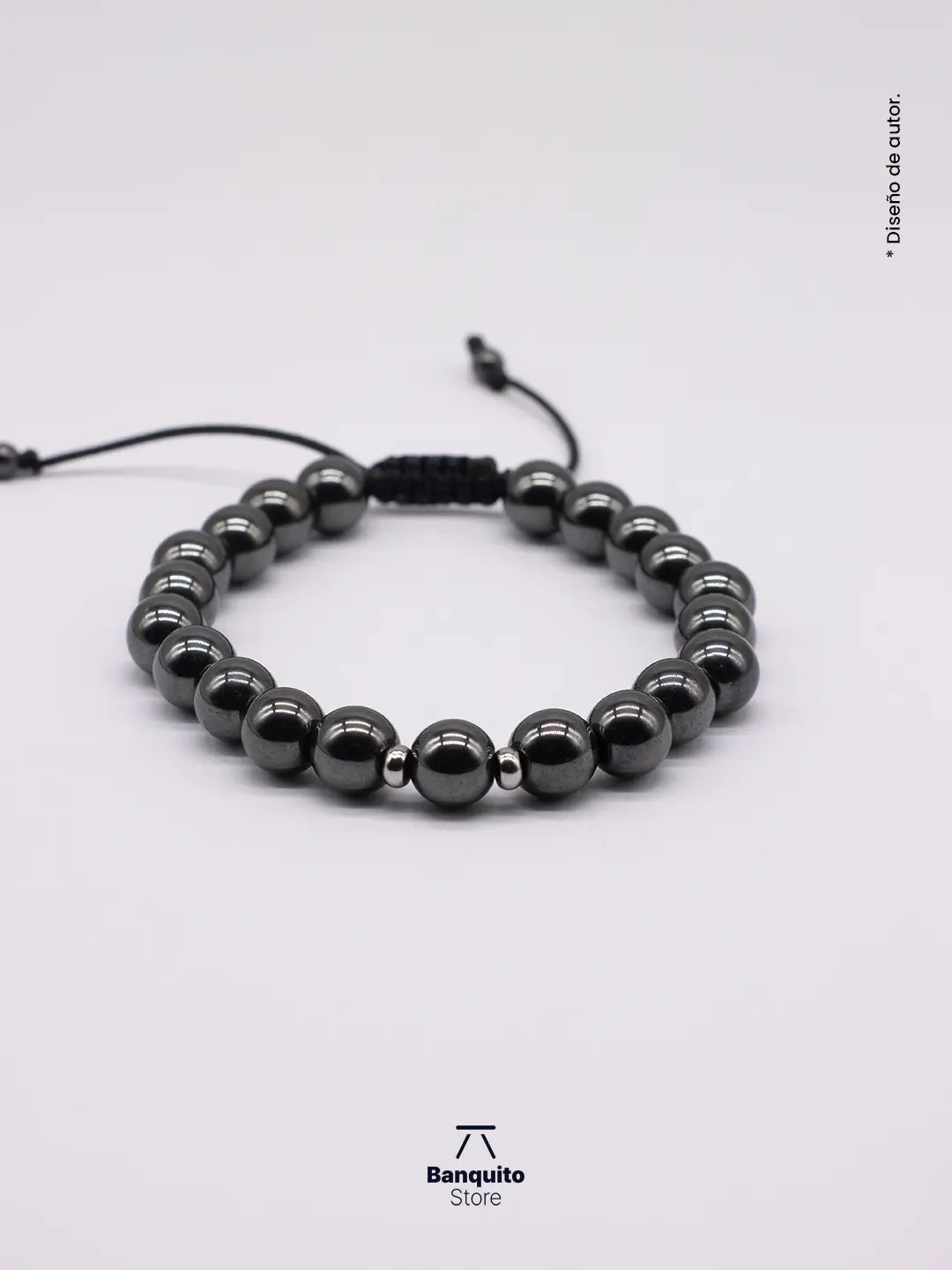 Pulsera de Hematita Natural 8mm