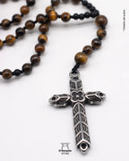 Collar de Ojo de tigre para Hombres