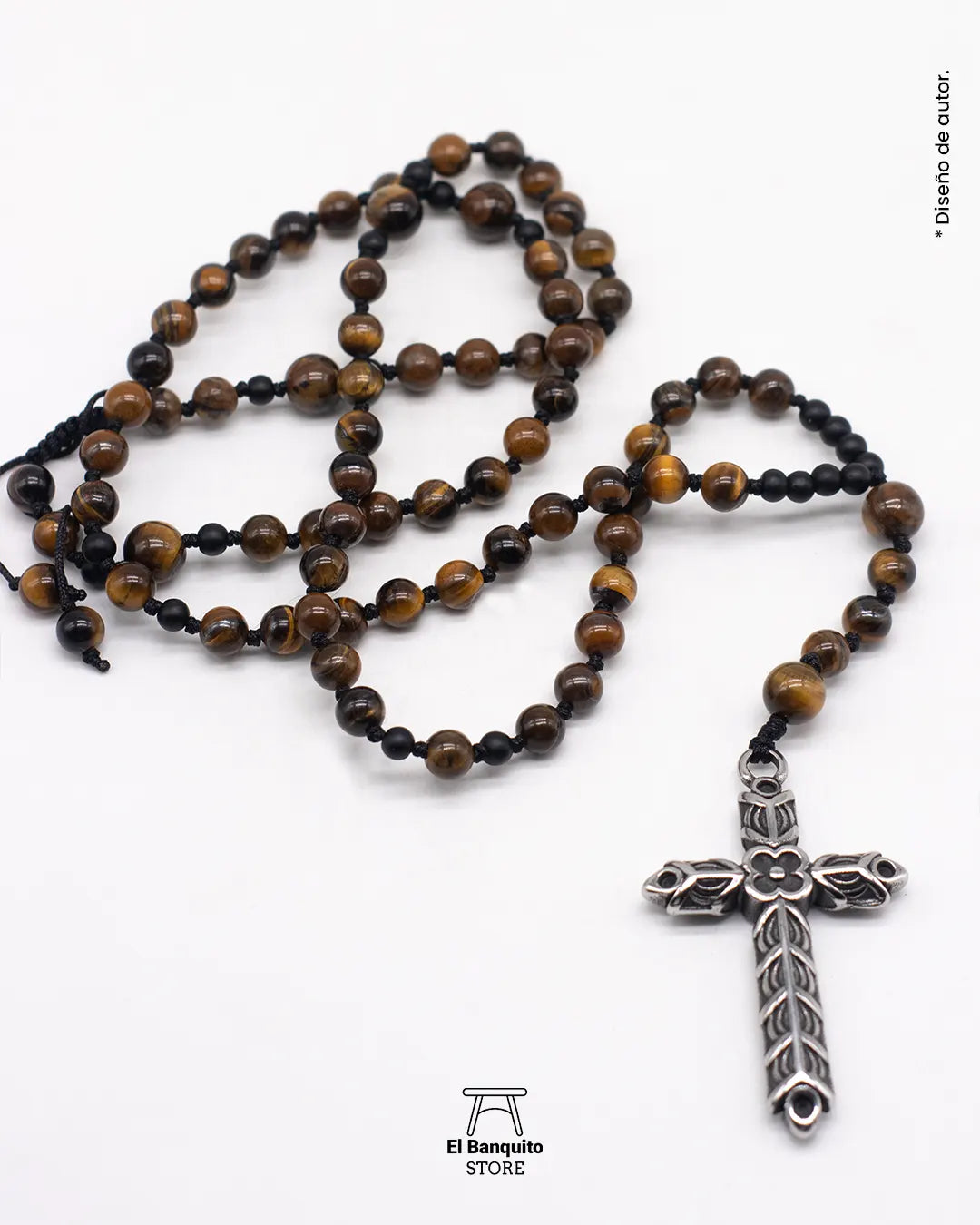 Collar de Ojo de tigre para Hombres