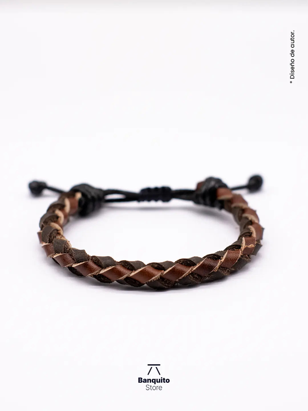 Pulsera de Cuero Trenzado