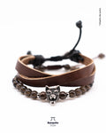 Pulsera de Cuarzo Ahumado para Hombre