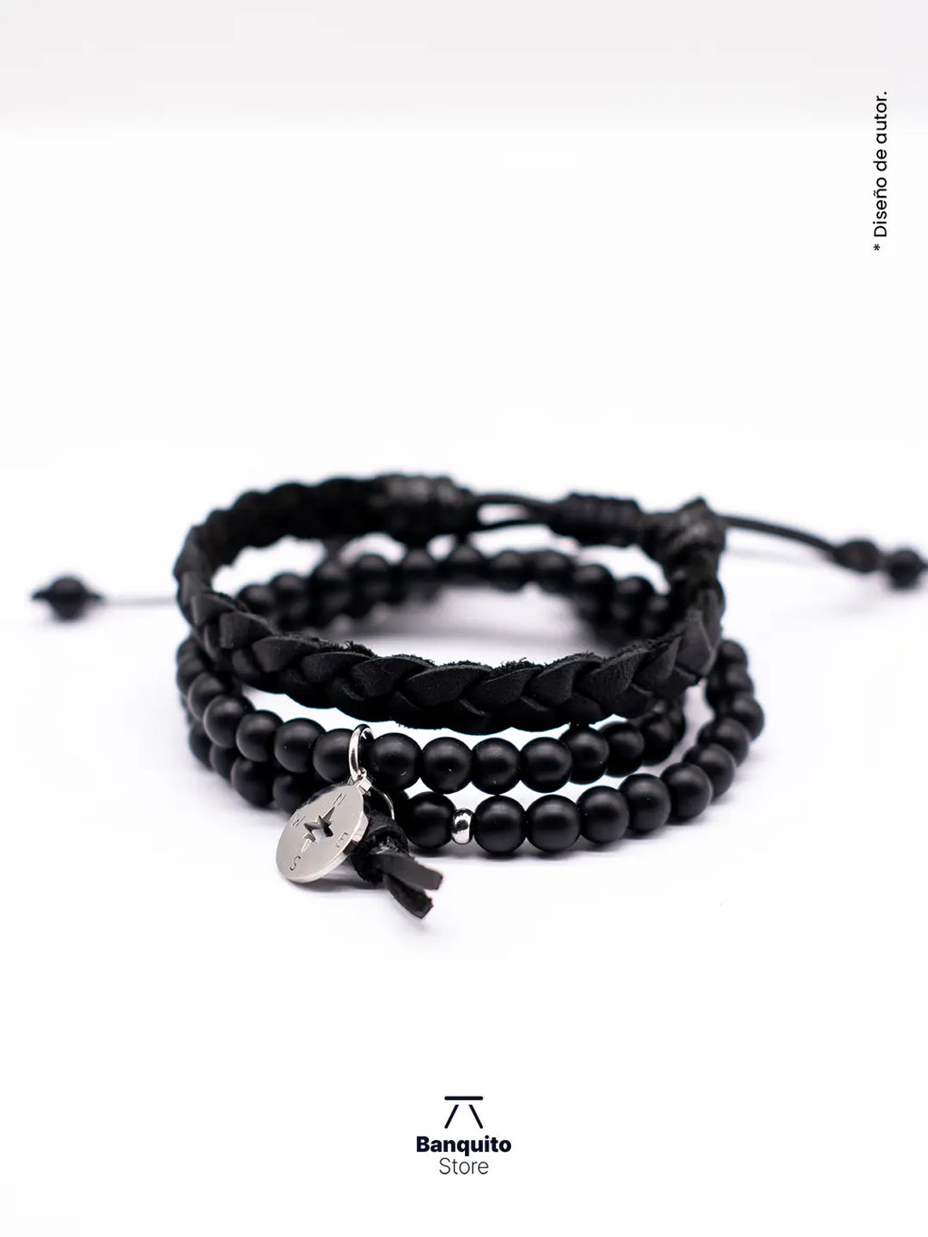Pulsera Ónix Matte Para Hombre