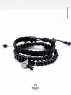 Pulsera Ónix Matte Para Hombre