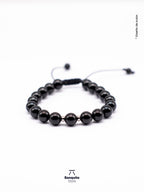 Pulsera Ónix Brillante 8mm Hombre