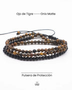 Pulseras Ojo de Tigre + Onix