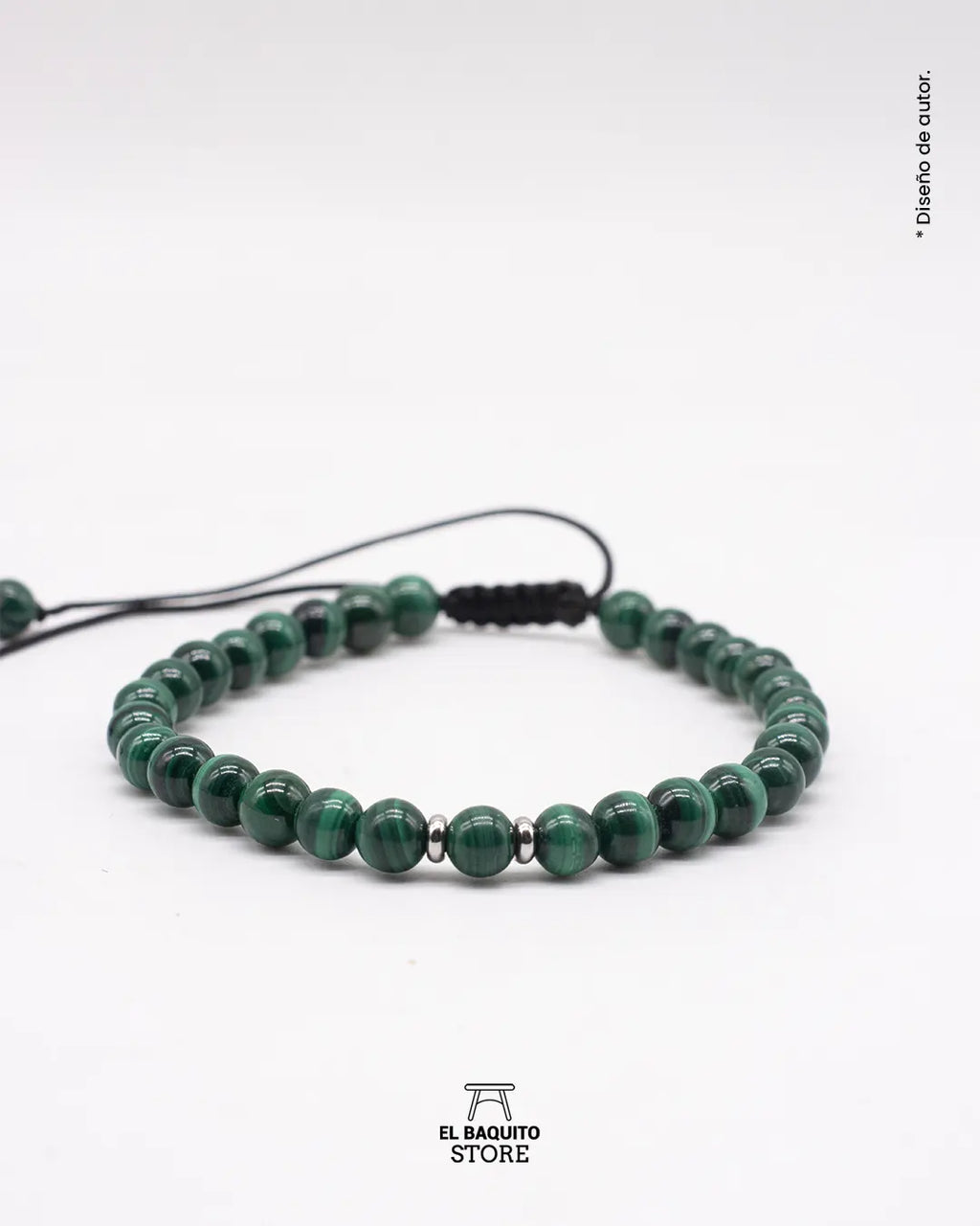 Set de Pulseras de Pareja con Malaquita Natural
