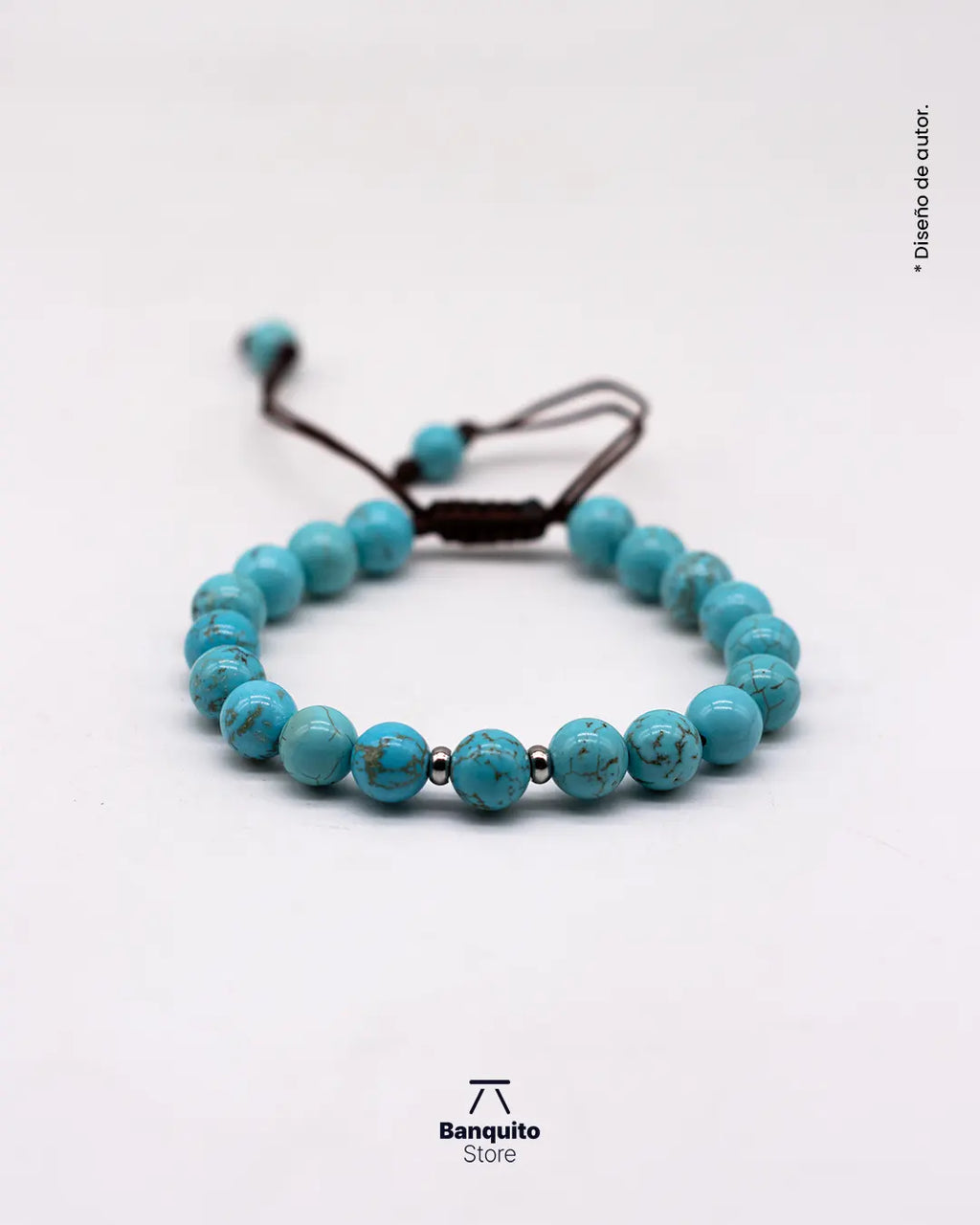 Pulsera de Turquesa Natural 8 MM