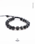 Pulsera Ojo de Halcón Gris 8mm