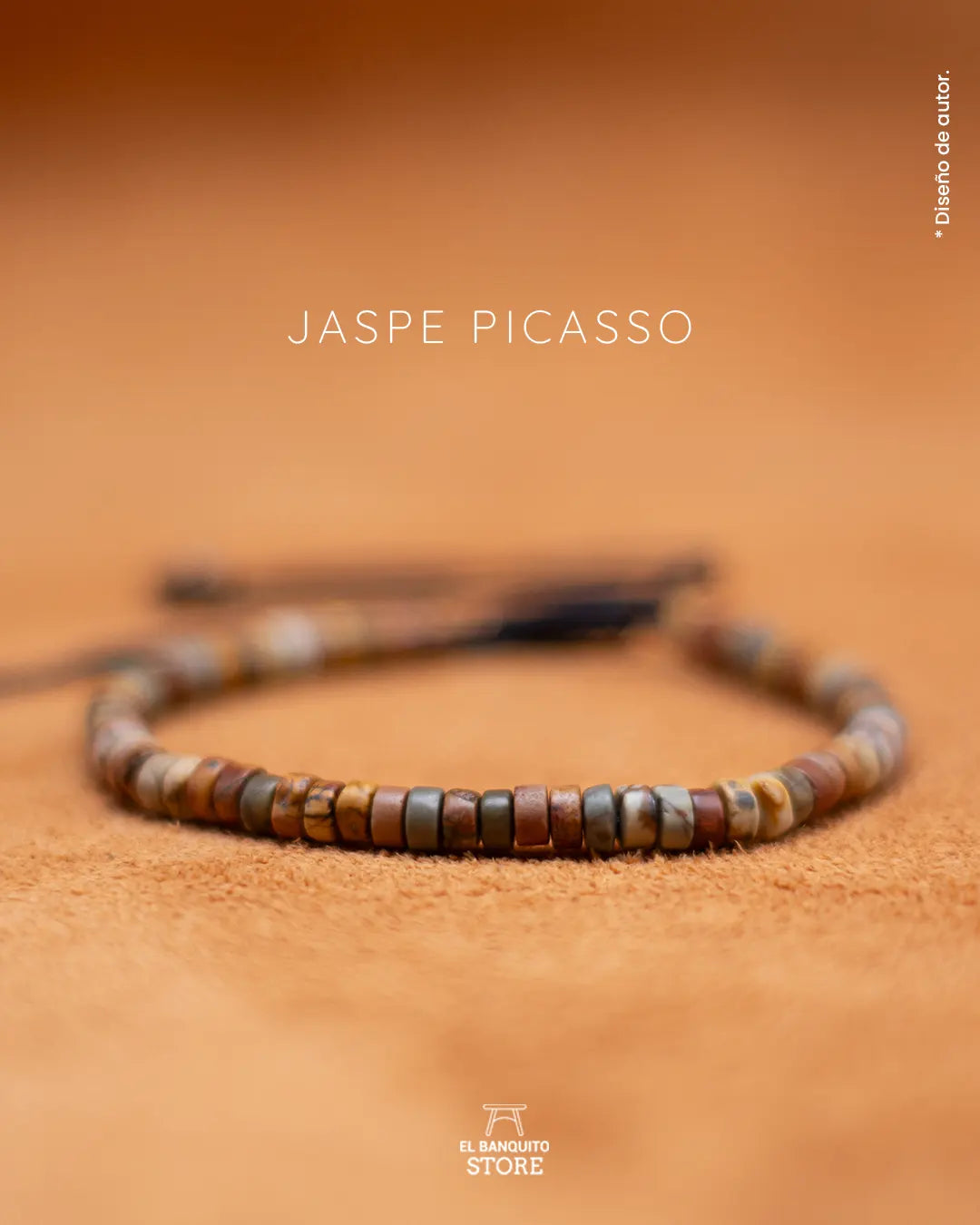 Pulsera de Jaspe Picasso para Hombre