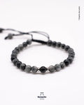 Pulsera Ojo de Halcón Gris simple