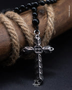 Collar de Onix Negro para Hombres