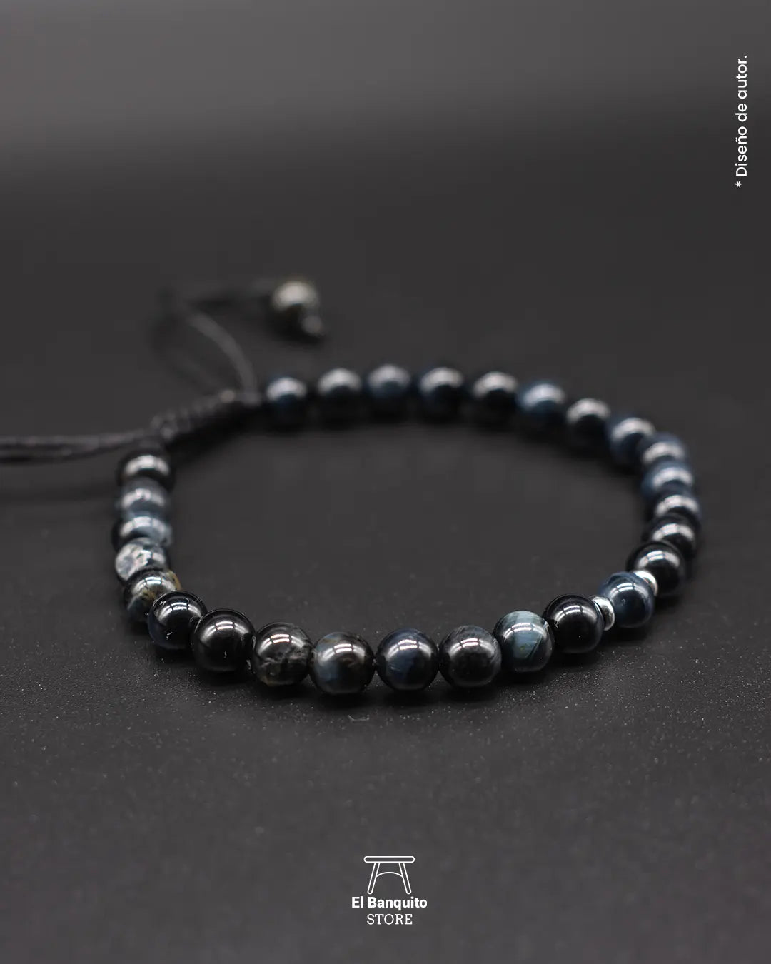 Pulsera Ojo de Halcón Azul
