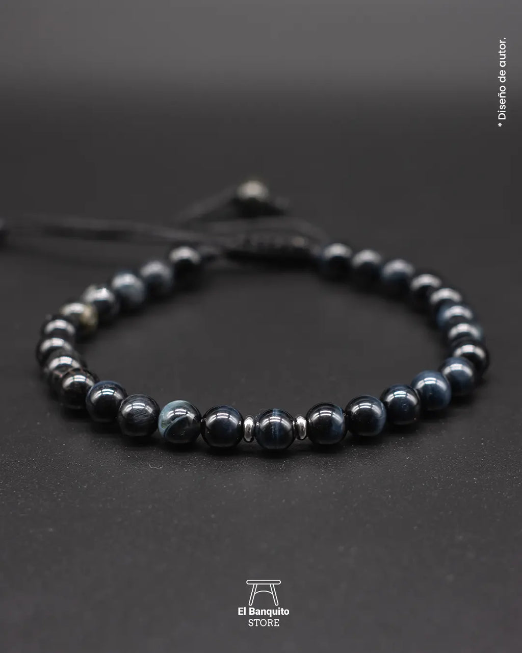 Pulsera Ojo de Halcón Azul