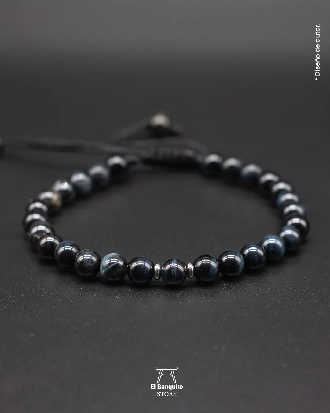 Pulsera Ojo de Halcón Azul