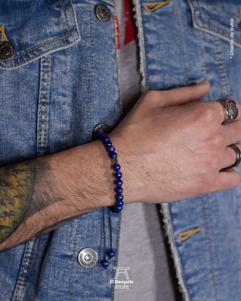 Pulsera Lapislázuli Natural