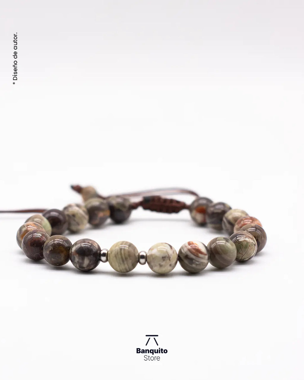Pulsera de Ágata Turca Ajustable – Hecha a Mano