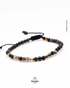 Pulsera Ágata Botswana Hombre Chile - Piedra Natural Única
