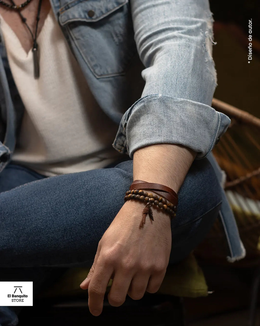 Pulsera Ojo de Tigre Mate