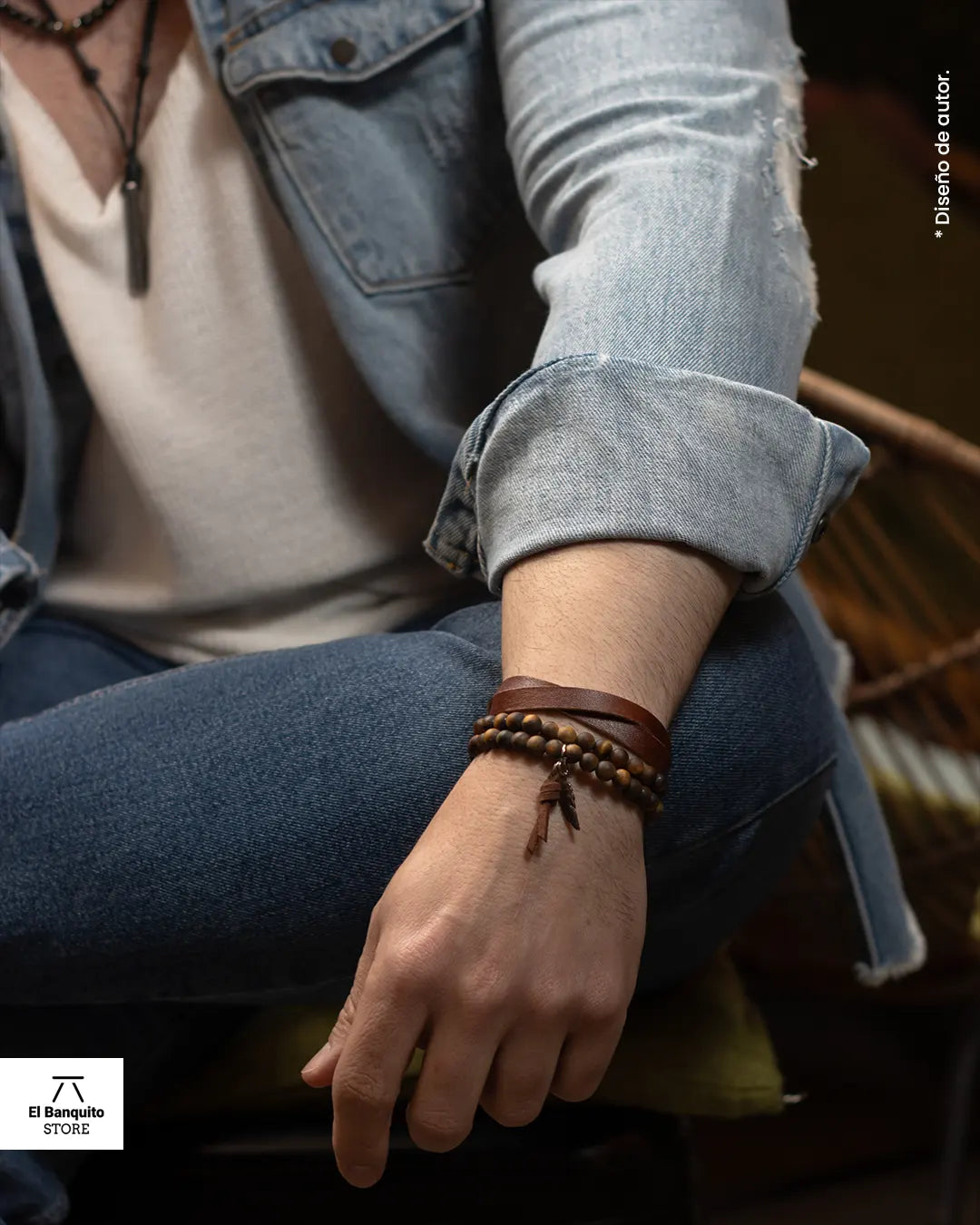 Pulsera Ojo de Tigre Mate