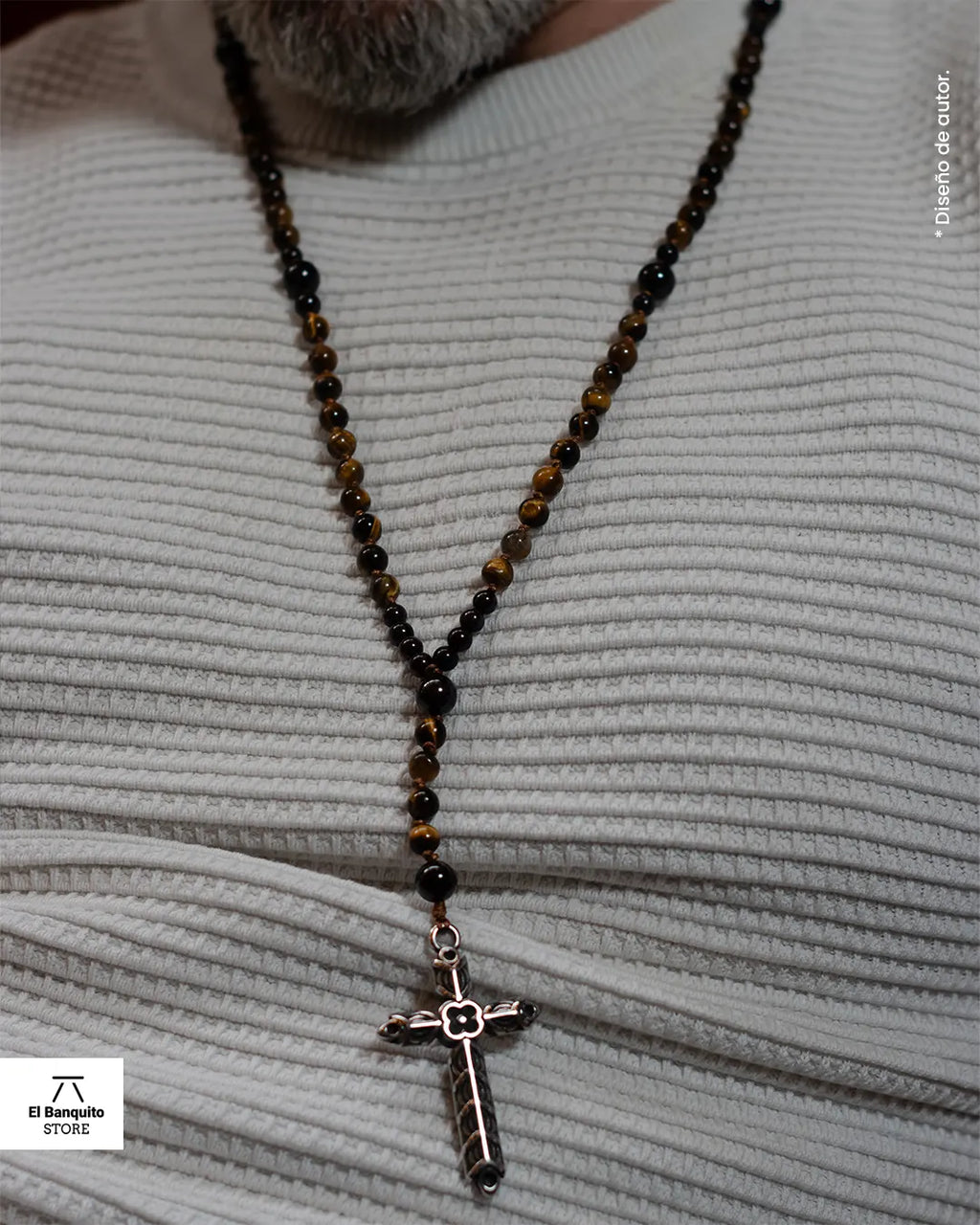 Collar Ojo de Tigre para Hombres