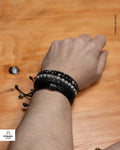 Pulseras Hombre - Cuero - Piedras Naturales