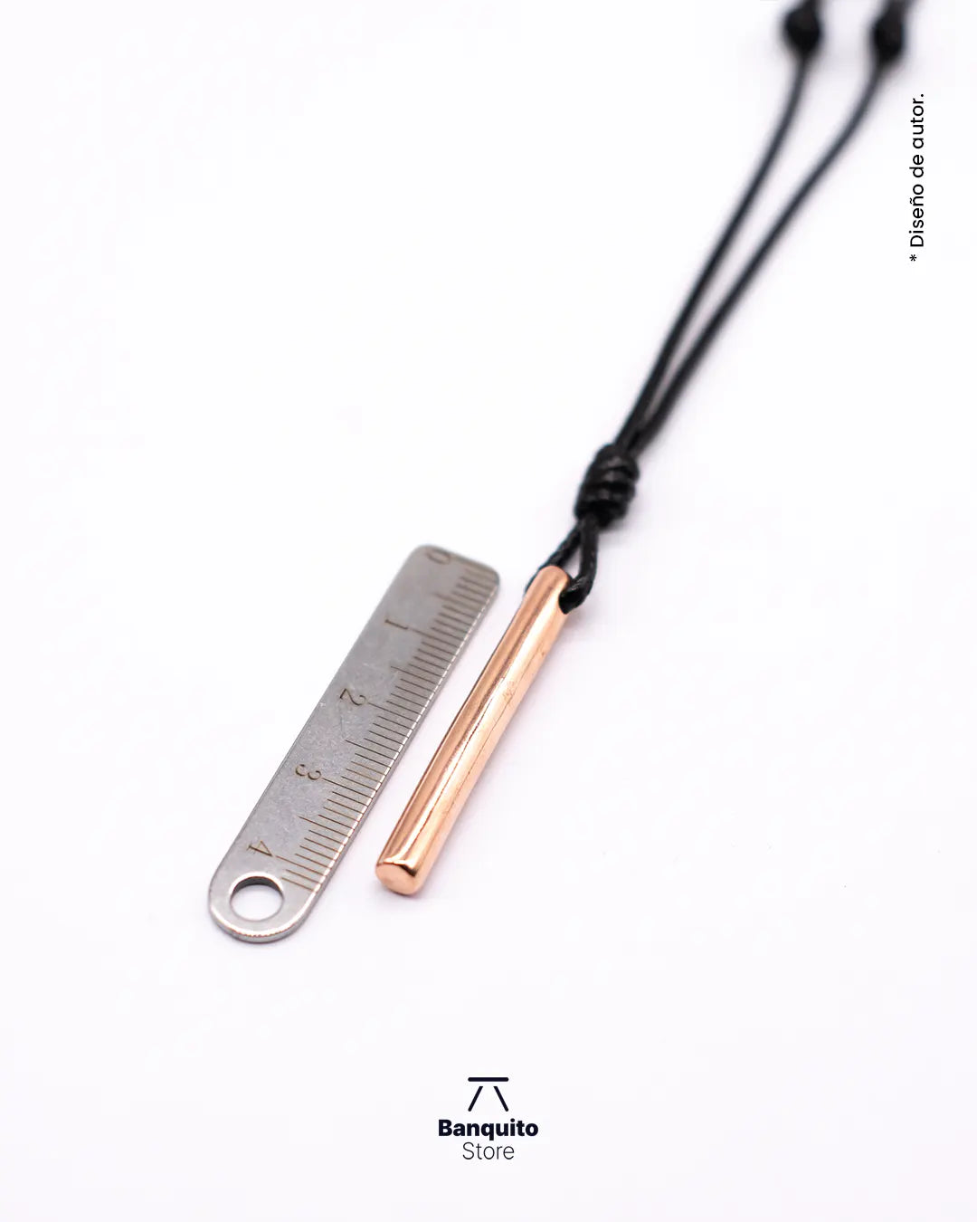 Colgante de Cobre Artesanal para Hombre | Diseño Minimalista