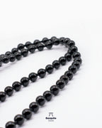 Collar de Ónix Natural con Piedra Nudo 8 mm para Hombre