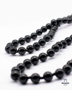 Collar de Ónix Natural con Piedra Nudo 8 mm para Hombre