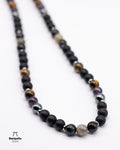 Collar de Piedras Naturales para Hombre: Ónix, Granate y Más