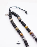 Collar de Piedras Naturales para Hombre: Ónix, Granate y Más