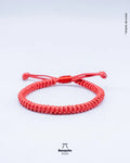 Pulsera Roja de Protección para Hombre con Nudo Tibetano