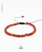 Pulsera de Ágata Cornalina – Energía, Estilo y Conexión Natural