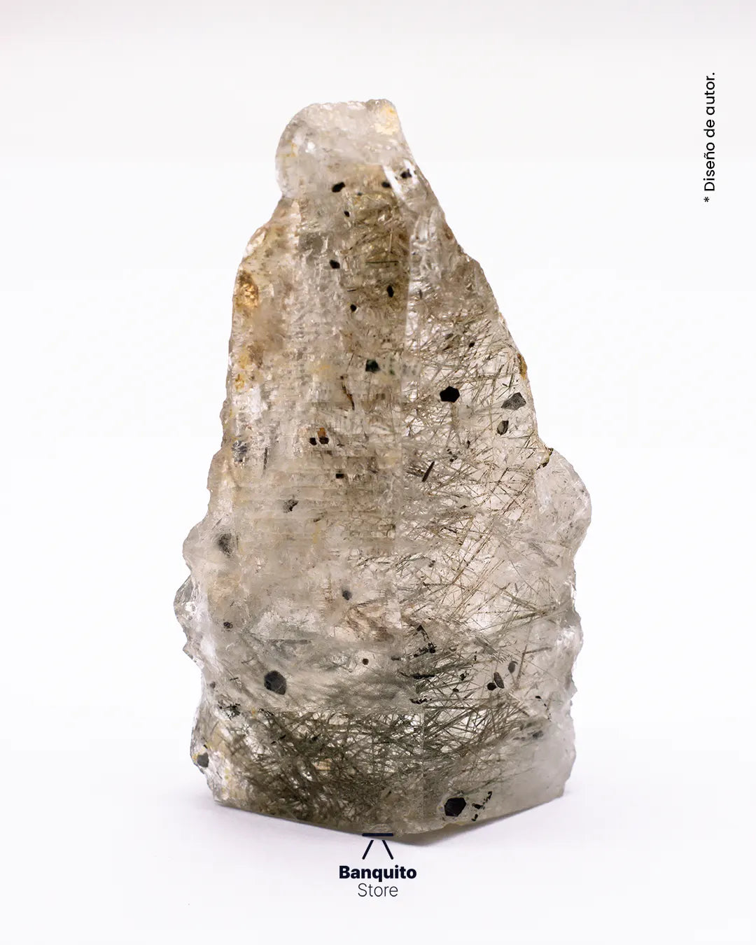 Cuarzo Rutilado con Micas Natural | Piedra de Colección
