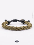 Pulsera de Cuero Trenzado