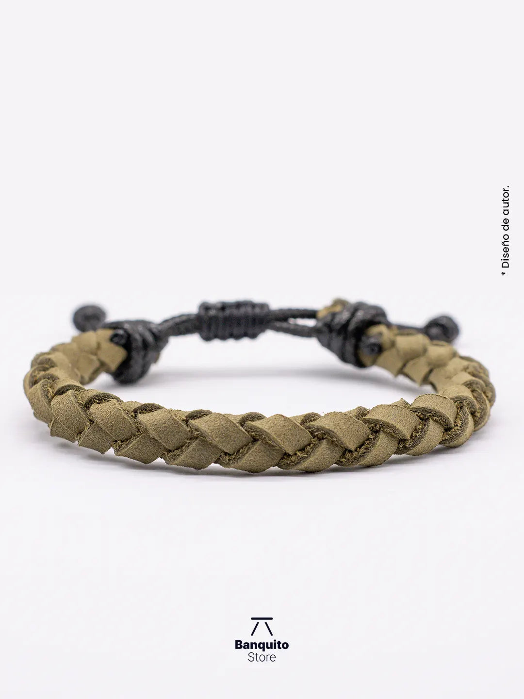 Pulsera de Cuero Trenzado
