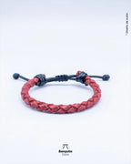 Pulsera de Cuero Trenzado