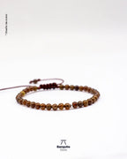 Pulsera de Granate Espesartina con Plata 950 para Hombre